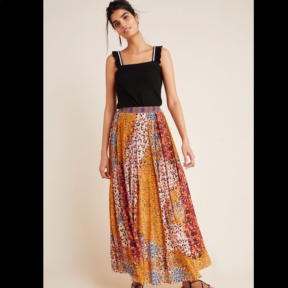 Anthropologie Dresses & Skirts - Anthropologie Panthers Maxi Skirt